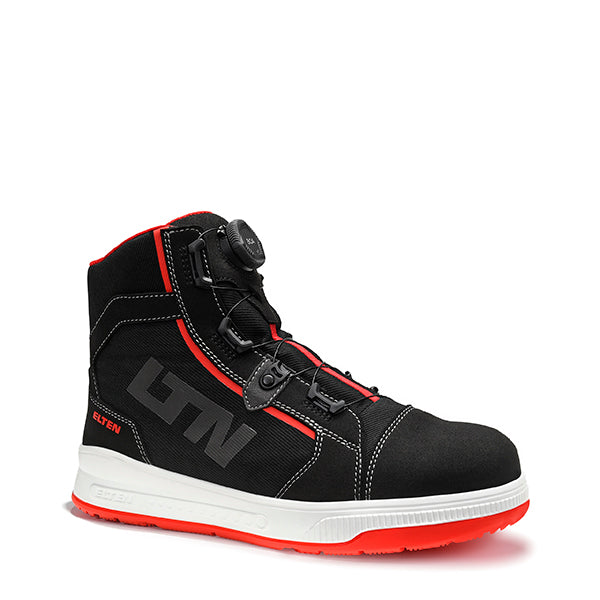 ISAAK XXST BOA® black-red Mid ESD S2