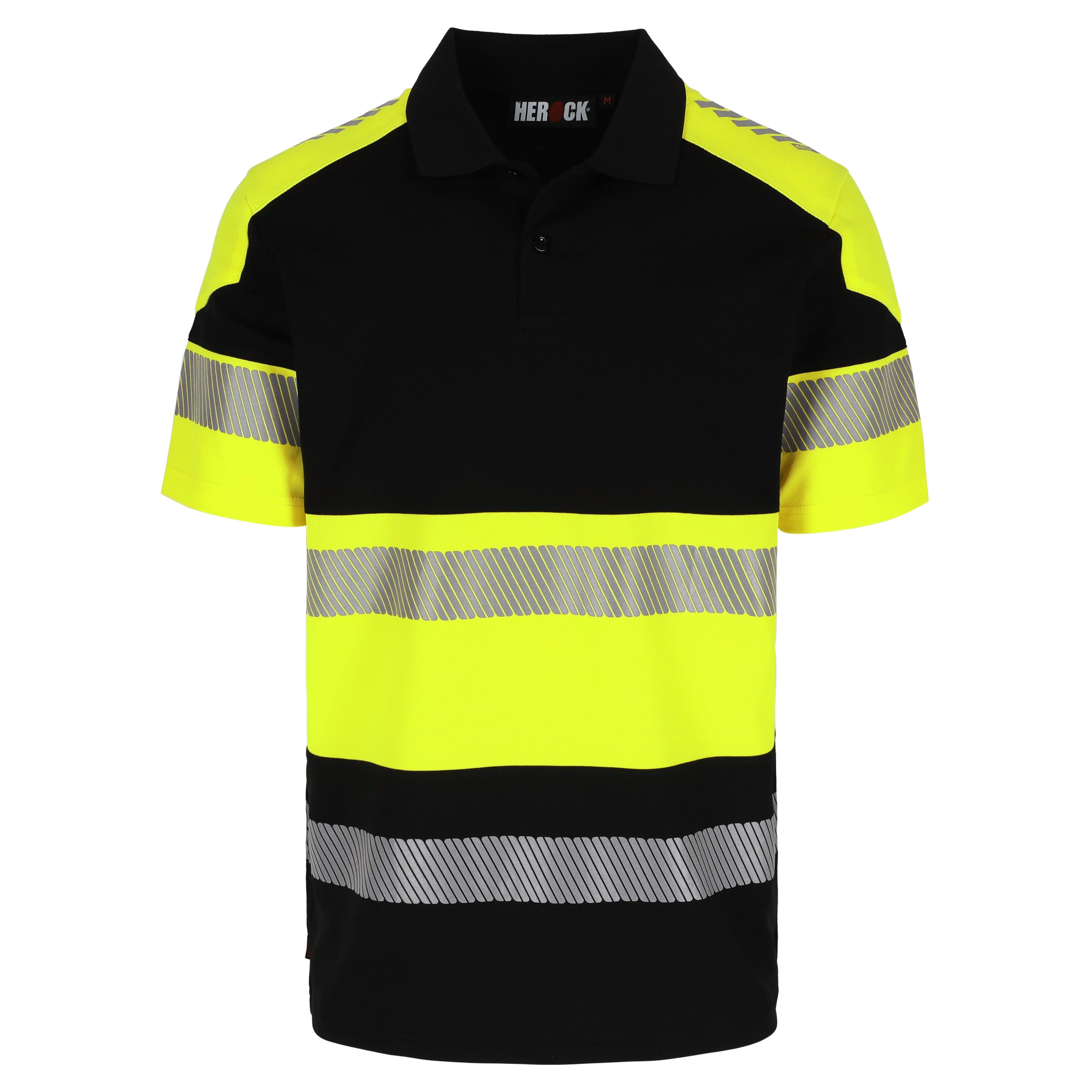 VEGA HIGH VIZ POLO KORTE MOUWEN