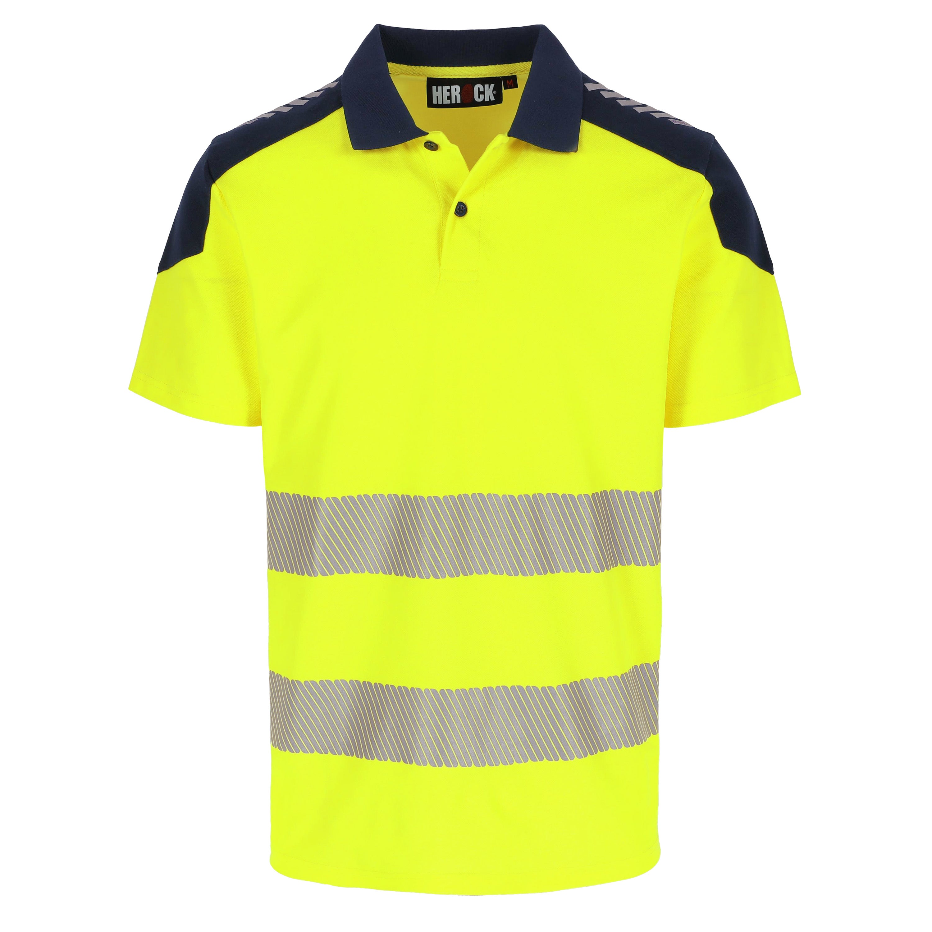 ORBIT HIGH VIZ POLO KORTE MOUWEN